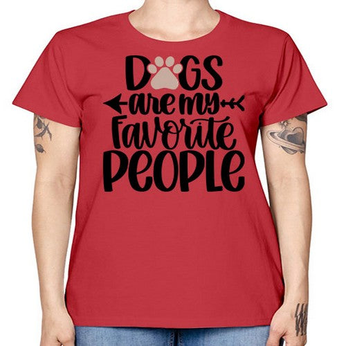 Dogs Are My Favorite People Style 22# - dogs -  Missy T-Shirt