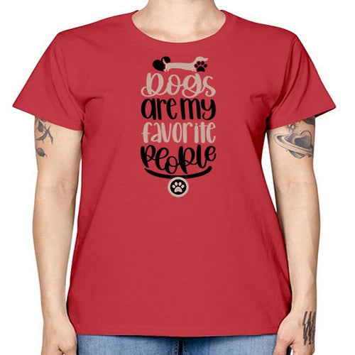 Dogs Are My Favorite People Style 23# - dogs -  Missy T-Shirt