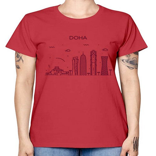 Doha 671# - cities -  Missy T-Shirt