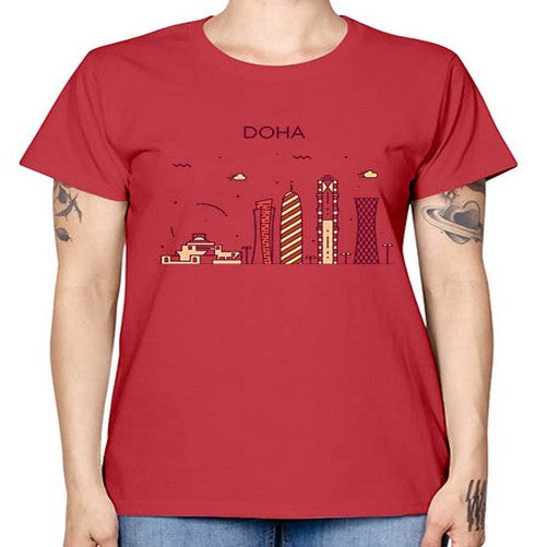 Doha 673# - cities -  Missy T-Shirt