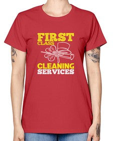 First class cleaning service Style 159# - cleaner -  Missy T-Shirt