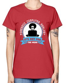 Forensic computer analyst 46# - computer -  Missy T-Shirt
