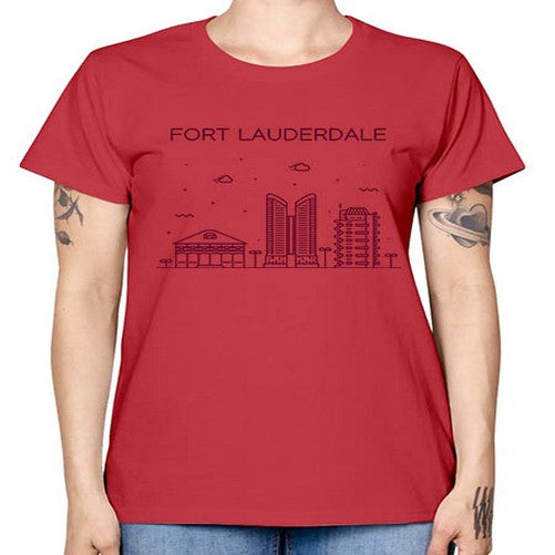 FortLauderdale 735# - cities -  Missy T-Shirt