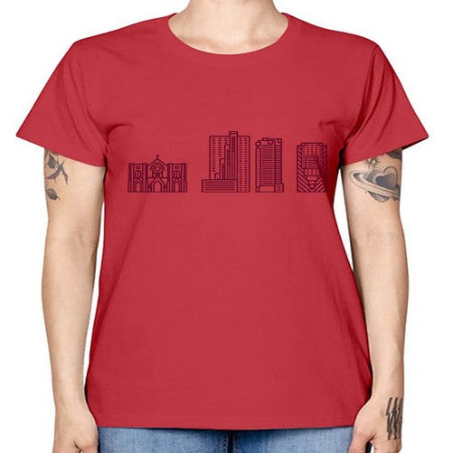 FortWorth 739# - cities -  Missy T-Shirt