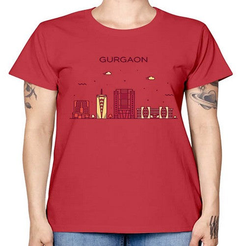 Gurgaon 799# - cities -  Missy T-Shirt