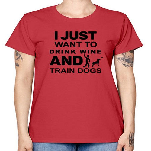 I Just Want to Drink Style 43# - dogs -  Missy T-Shirt