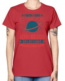 I wish i was as smart as jeff bezos 25# - ufo -  Missy T-Shirt