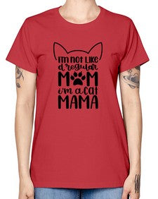 Im Not Like A Regular Mom Style 95# - cats -  Missy T-Shirt
