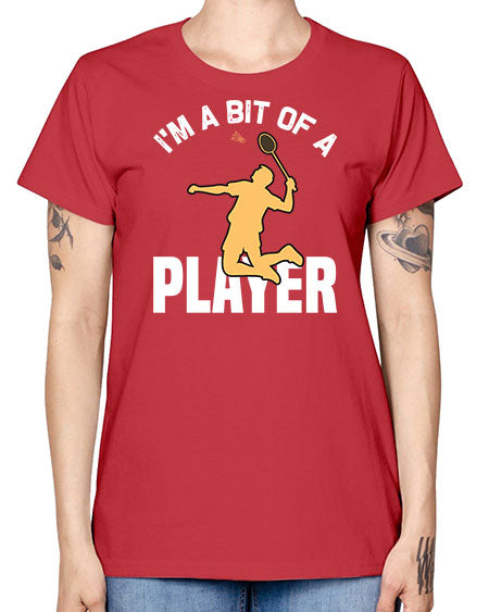 Im a bit 1071# - badminton -  Missy T-Shirt