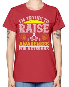 Im trying to raise awareness for veterans Style 43# - Self awareness -  Missy T-Shirt