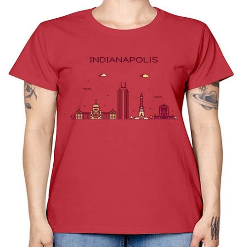Indianapolis 949# - cities -  Missy T-Shirt