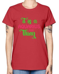 It is a aquarius thing 252# - aquarius -  Missy T-Shirt