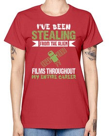 Ive been stealing from the alien 30# - ufo -  Missy T-Shirt