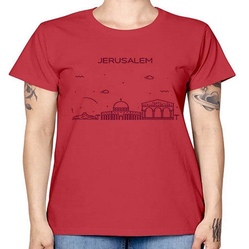Jerusalem 994# - cities -  Missy T-Shirt