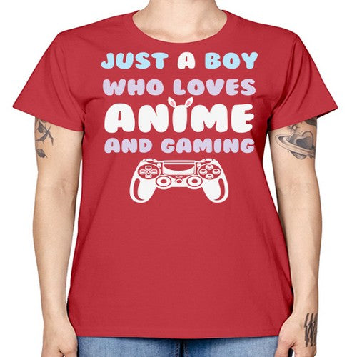 Just A Boy Who Loves 261# - anime -  Missy T-Shirt