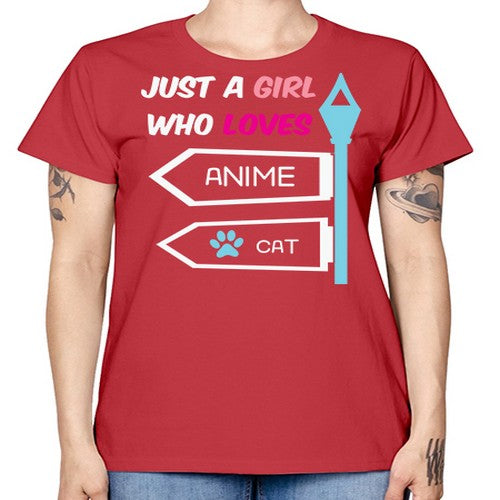 Just A Girl Who Loves Anime 264# - anime -  Missy T-Shirt