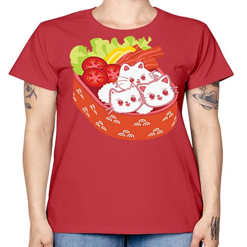 Kawaii Cat Boxed Lunch Anime Anime 266# - anime -  Missy T-Shirt