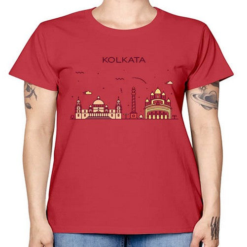 Kolkata 1075# - cities -  Missy T-Shirt