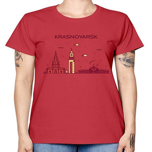 Krasnoyarsk 1087# - cities -  Missy T-Shirt