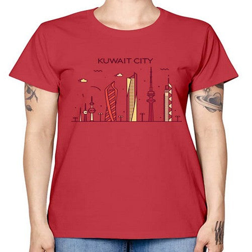 Kuwait 1095# - cities -  Missy T-Shirt