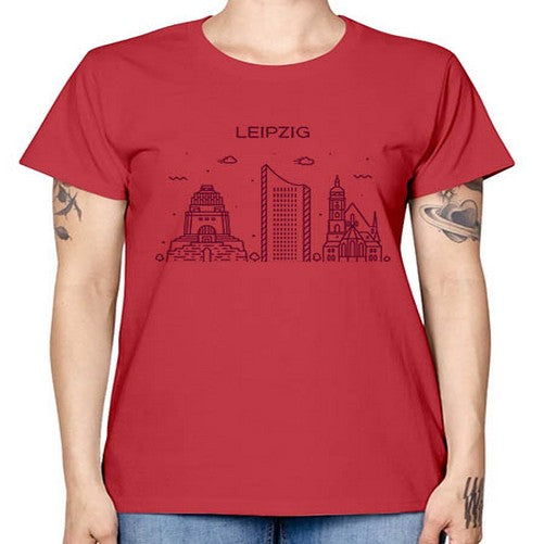 Leipzig 1126# - cities -  Missy T-Shirt