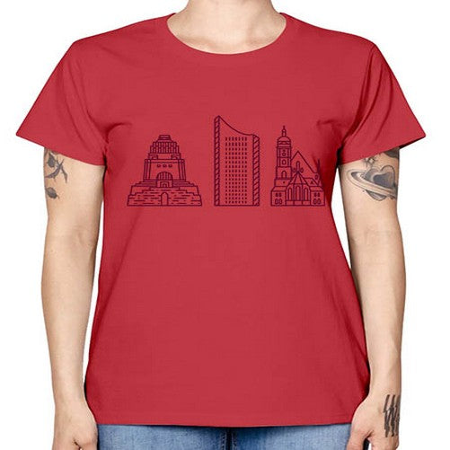 Leipzig 1127# - cities -  Missy T-Shirt