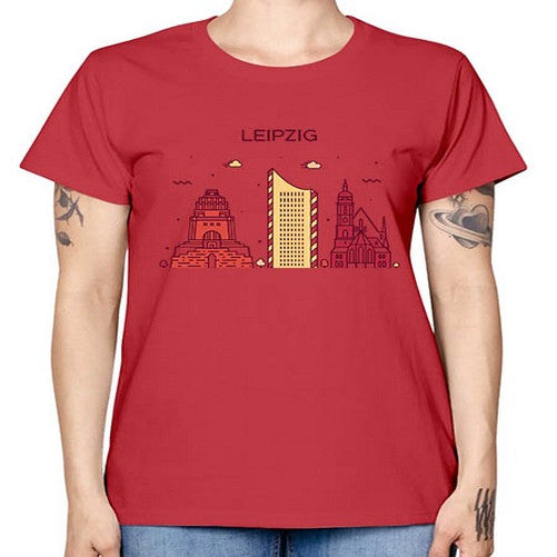Leipzig 1128# - cities -  Missy T-Shirt