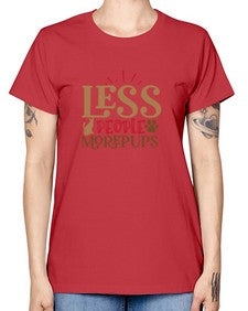 Less People More Pups Style 18# - cats -  Missy T-Shirt
