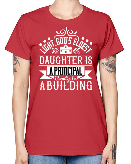 Light Gods eldest daughter is a principal beauty in a building Style 274# - architect -  Missy T-Shirt
