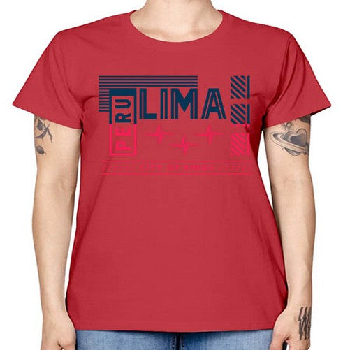 Lima 1138# - cities -  Missy T-Shirt