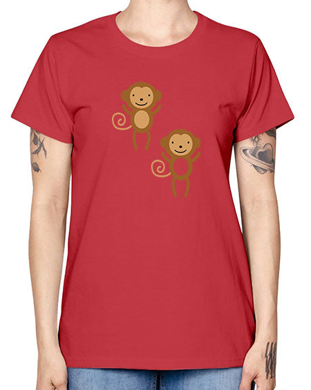 Little_monkeys_MF_5814 - monkey -  Missy T-Shirt