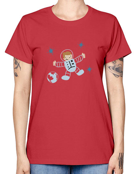 Littlespaceman 16# - space -  Missy T-Shirt