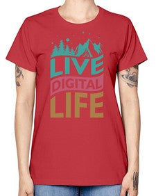 Live Digital Life 7# - internet -  Missy T-Shirt