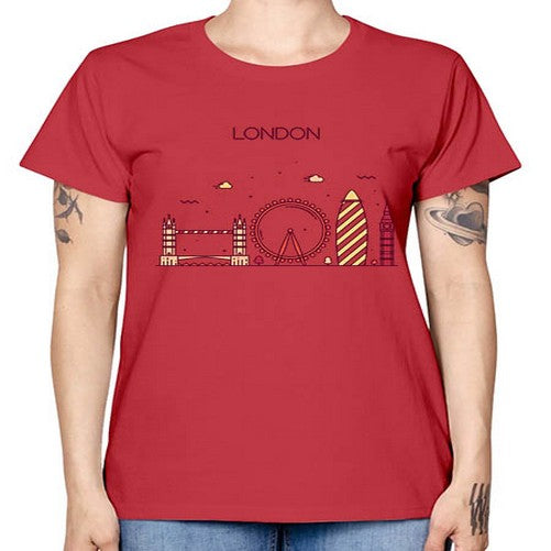 London 1159# - cities -  Missy T-Shirt