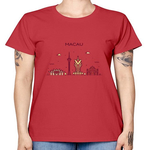 Macau 1198# - cities -  Missy T-Shirt