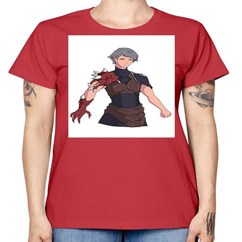 Man has parasite on hand 14# - anime -  Missy T-Shirt
