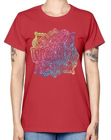 Mandala Wisdom Rainbow Glitter 764# - mandala -  Missy T-Shirt