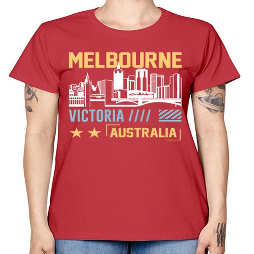 Melbourne 1271# - cities -  Missy T-Shirt