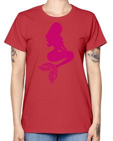 MermaidMandalaUpdated 933# - mandala -  Missy T-Shirt