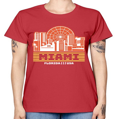 Miami 1284# - cities -  Missy T-Shirt