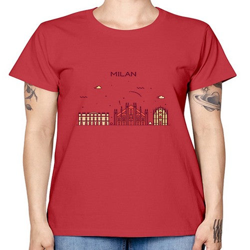 Milan 1297# - cities -  Missy T-Shirt
