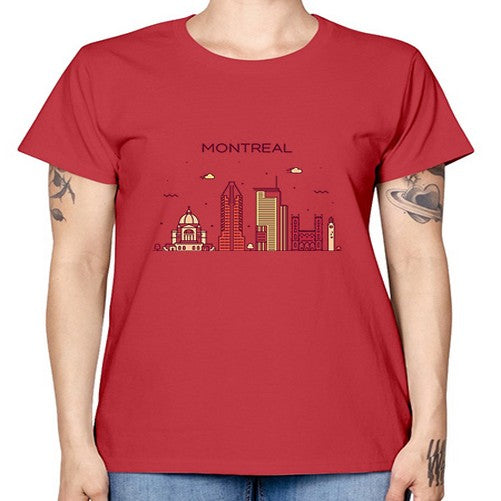 Montreal 1349# - cities -  Missy T-Shirt