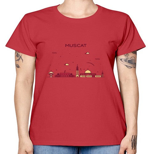 Muscat 1397# - cities -  Missy T-Shirt
