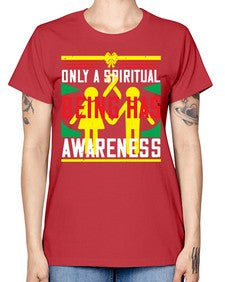 Only a spiritual being has awareness Style 34# - Self awareness -  Missy T-Shirt