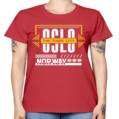 Oslo 1553# - cities -  Missy T-Shirt