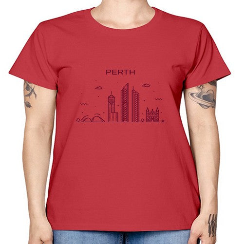 Perth 1595# - cities -  Missy T-Shirt