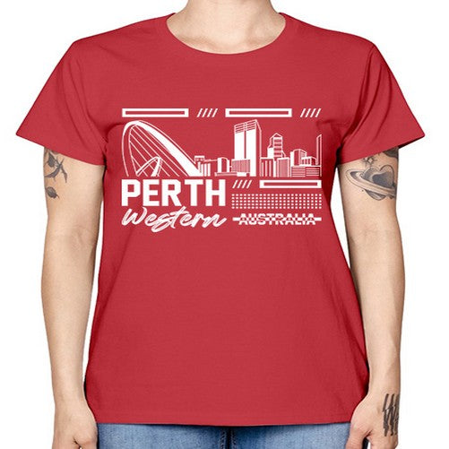 Perth 1597# - cities -  Missy T-Shirt