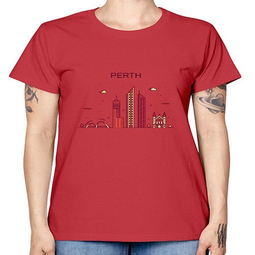 Perth 1598# - cities -  Missy T-Shirt
