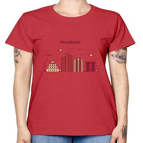 Phoenix 1614# - cities -  Missy T-Shirt