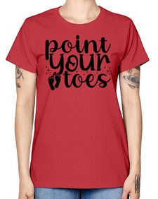 Point your toes 172# - ballet -  Missy T-Shirt